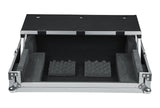 Universal Road Case for Medium DJ Controllers with Sliding Laptop Platform