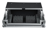 Universal Road Case for Small DJ Controllers with Sliding Laptop Platform