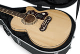 Gator Deluxe Molded Case for Jumbo Acoustic Guitars - Rugged Hard Cases