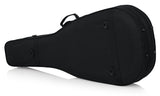 Gator Rigid EPS Polyfoam Lightweight Case for 12-String Dreadnought Guitars - Rugged Hard Cases