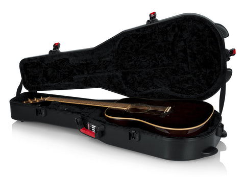 TSA Series ATA Molded Polyethylene Guitar Case for Dreadnought Acoustic Guitars