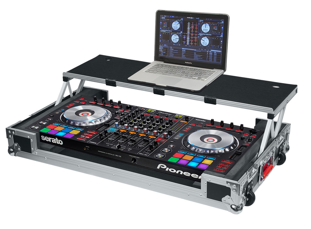 Road Case for Pioneer DDJ-RZ/SZ Controller with Sliding Laptop Platform