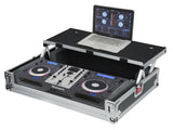 Universal Road Case for Medium DJ Controllers with Sliding Laptop Platform