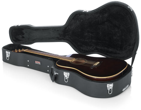 Gator Deluxe Wood Case for Dreadnought Guitars - Rugged Hard Cases