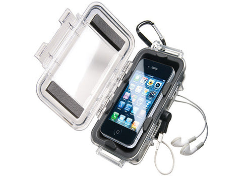 Pelican i1015 Clear case with a black liner For iPhone Water Resistant Pelican i1015 Clear case with a black liner For iPhone Water Resistant